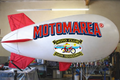 Custom PVC Helium Inflatable Airship Floating Giant Outdoor Advertising Blimp for Events, 6m long with LED light