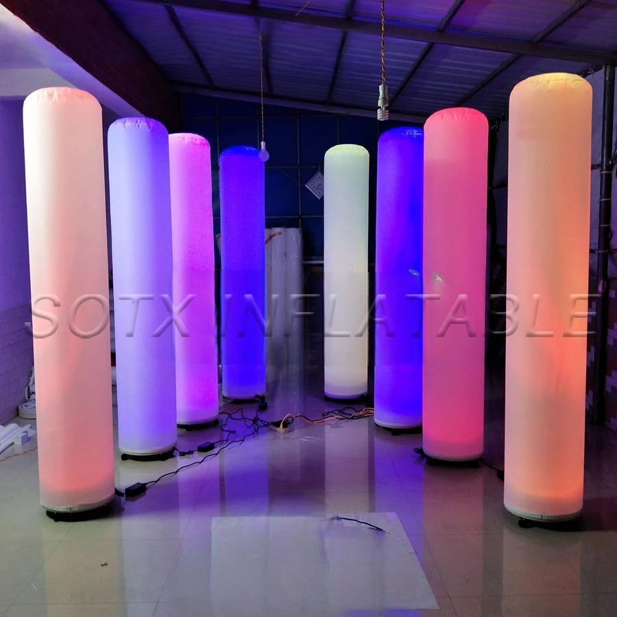 Lights for Decoration Attractive Inflatable Lighting Led Pillar wedding column Inflatable Party