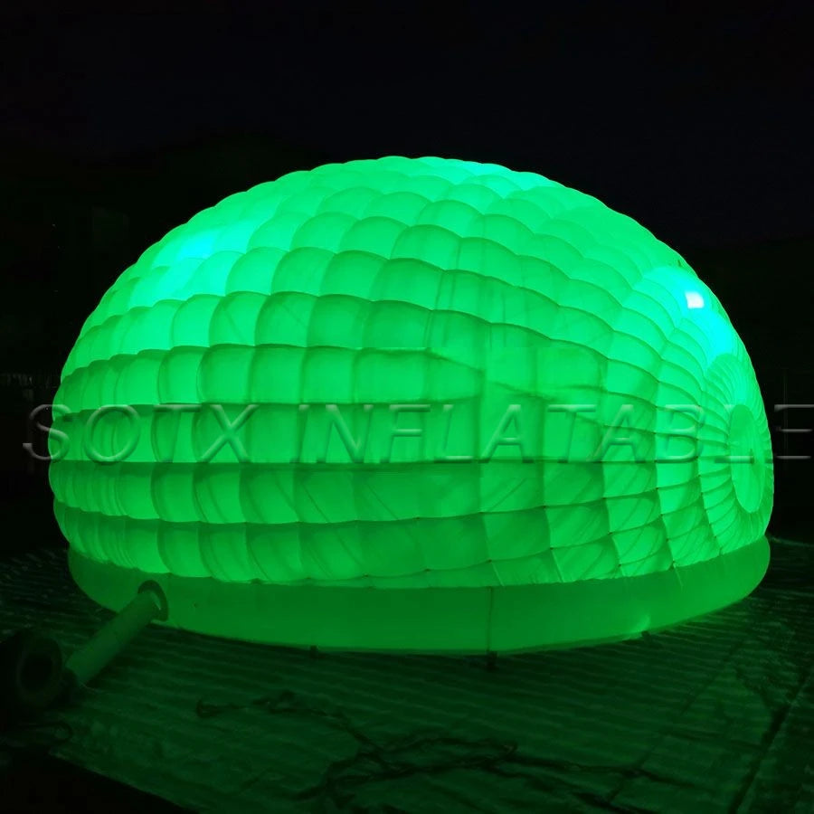 Home Garden Fashionable Romantic Portable Air Supported Luan Shaped Inflatable Bar Tent For Sweet Lovers Couple Party in