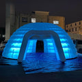 Party Show Exhibition 8m Dia Inflatable Dome Tent Outdoor Inflatable Lingting Tent with Air Blower for Event