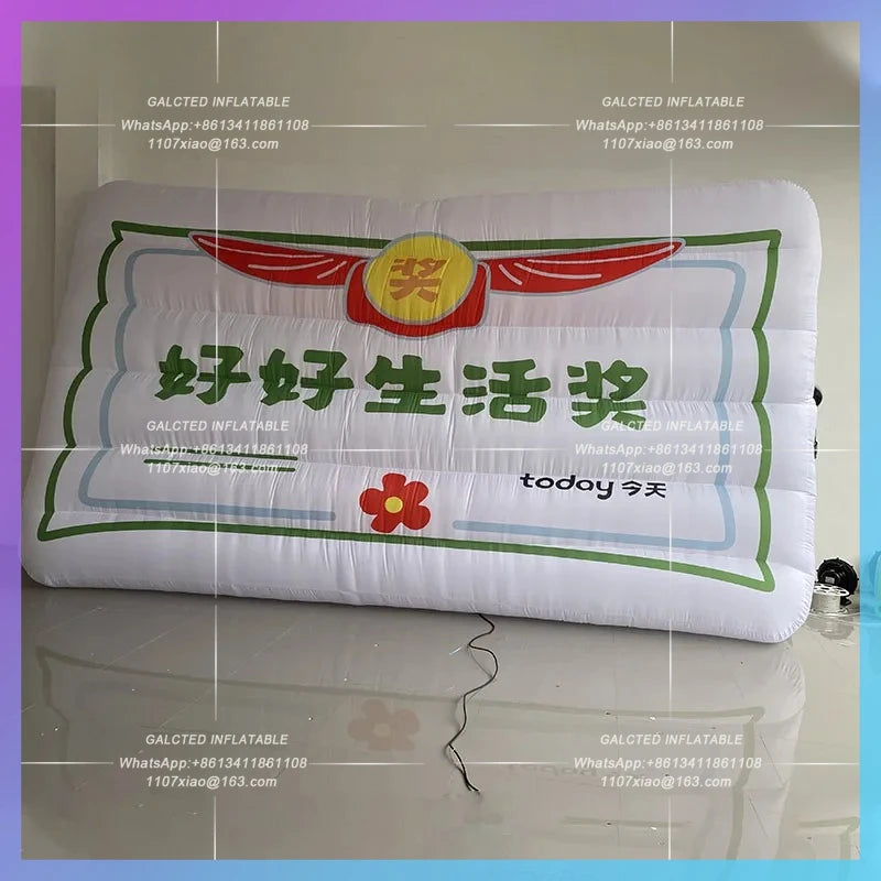 University outdoor bar scenic area Inflatable Cartoon Award Medal Trophy Air Model camping queue market logo decoration
