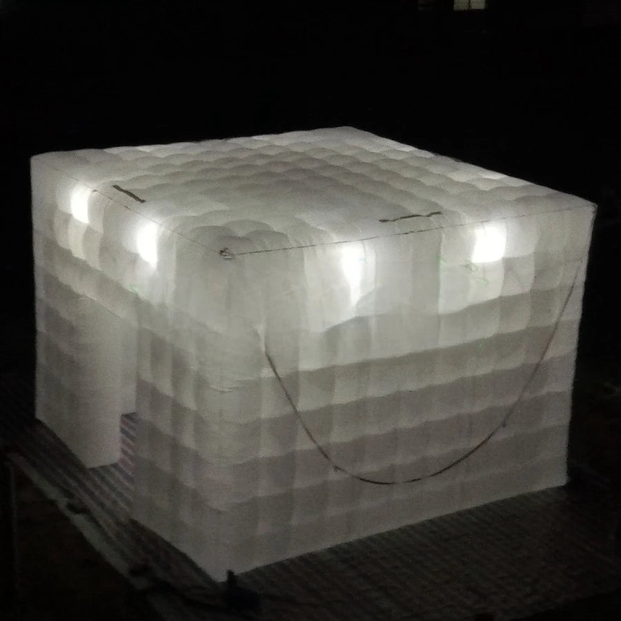 Business/Private Use Portable Inflatable Air Cube Tent Fancy Inflatable Tent House for Event