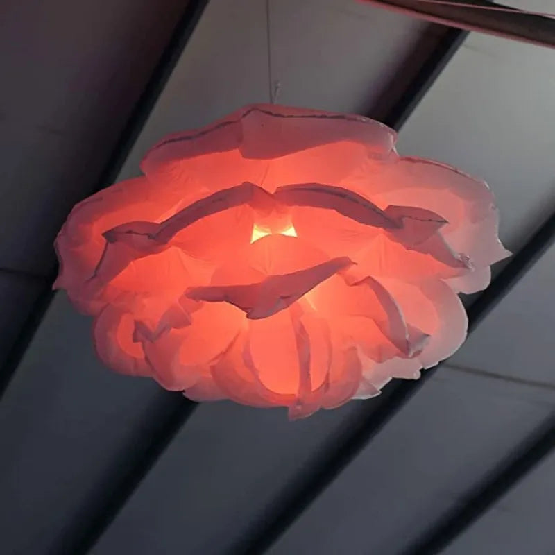 Large Inflatable Hanging Flower Decorations Inflatable Flower Model with Remote Controller for Ceiling Bar Advertising