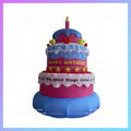 Emporium annual meeting anniversary Inflatable Cartoon Birthday Cake Gas Model birthday party drainage lighting props