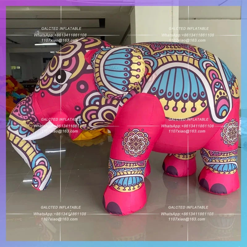 outdoor circus party decorations Giant inflatable elephant animal mascot toys  can be custom-sized