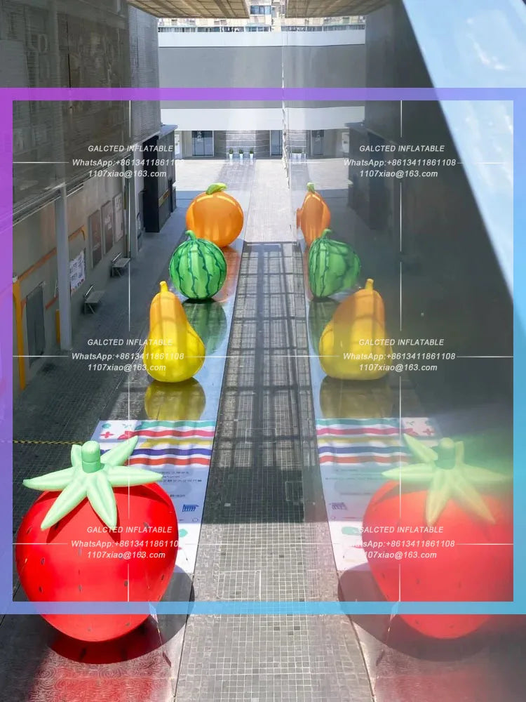 pear fruit air mold fruit fair Inflatable cartoon orange strawberry  diversion mall atrium decoration beauty Chen
