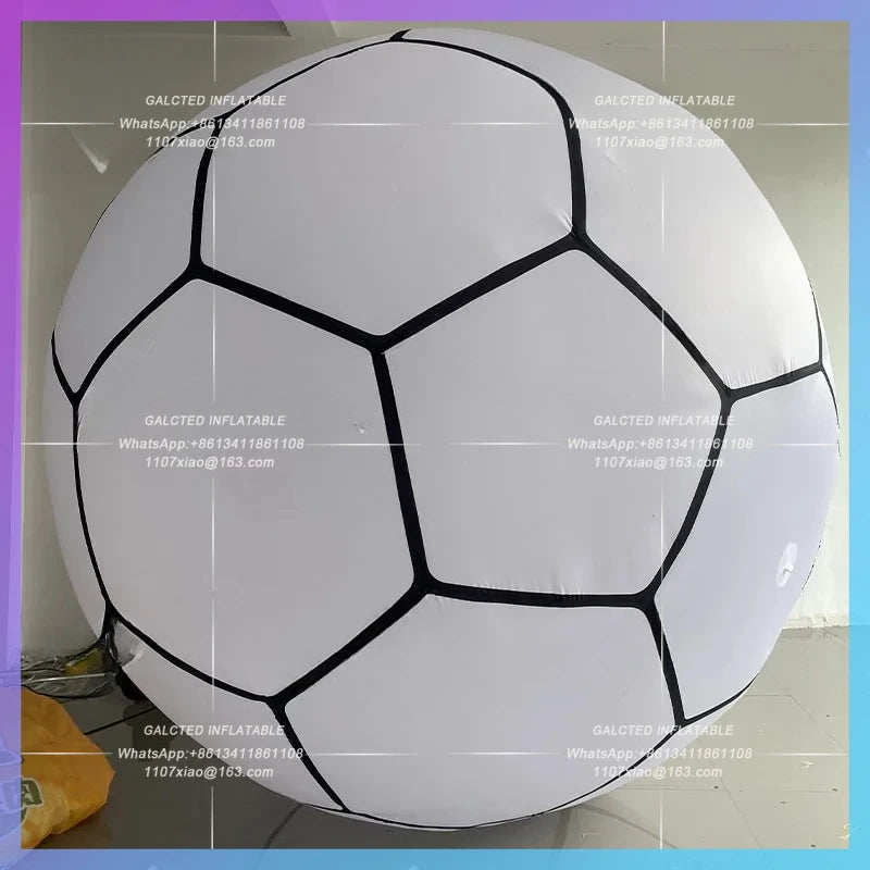 ip-themed events can be customized Inflatable cartoon football basketball balloon games logo bazaar lighting ads