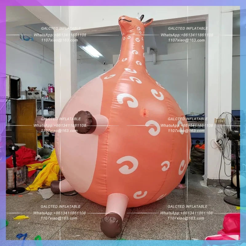 crocodile giraffe zebra leopard circus stage Giant inflatable animal model performance zoo advertising props can be customized