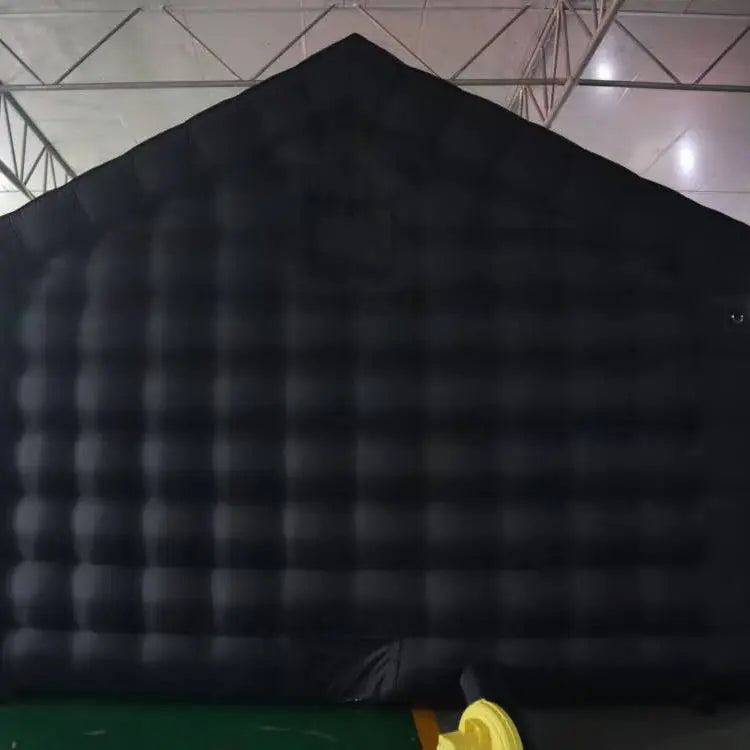 8x6m Black Inflatable Nightclub Tent with Blower Disco Light Fog Machine for Outdoor Party Lawn Event Pavilion bar tent