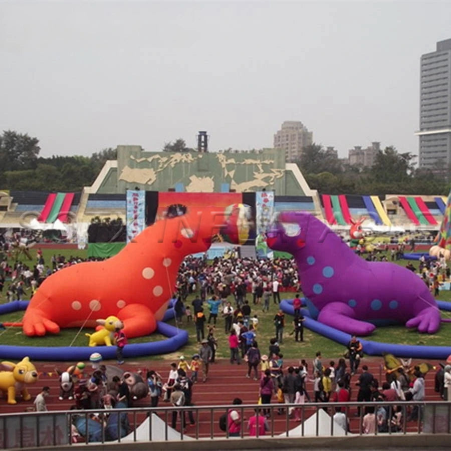 aquarium promotion outdoor giant decoration Inflatable Otarriinae /Inflatable sea lion for