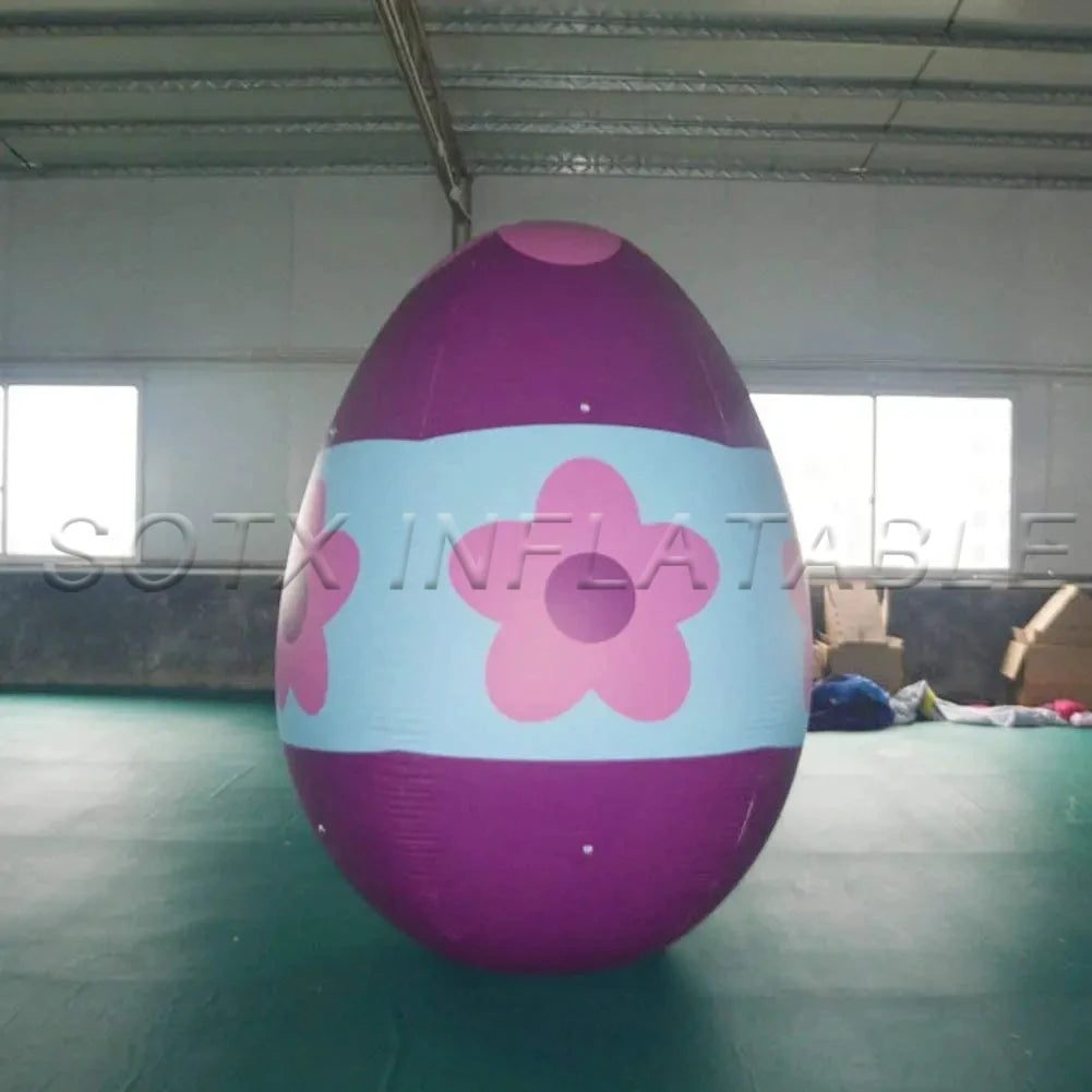 Advertising Show Party Decor 1.5mH Inflatable Helium Easter Egg Balloon Easter Egg Helium Balloon Hanging Decoration for