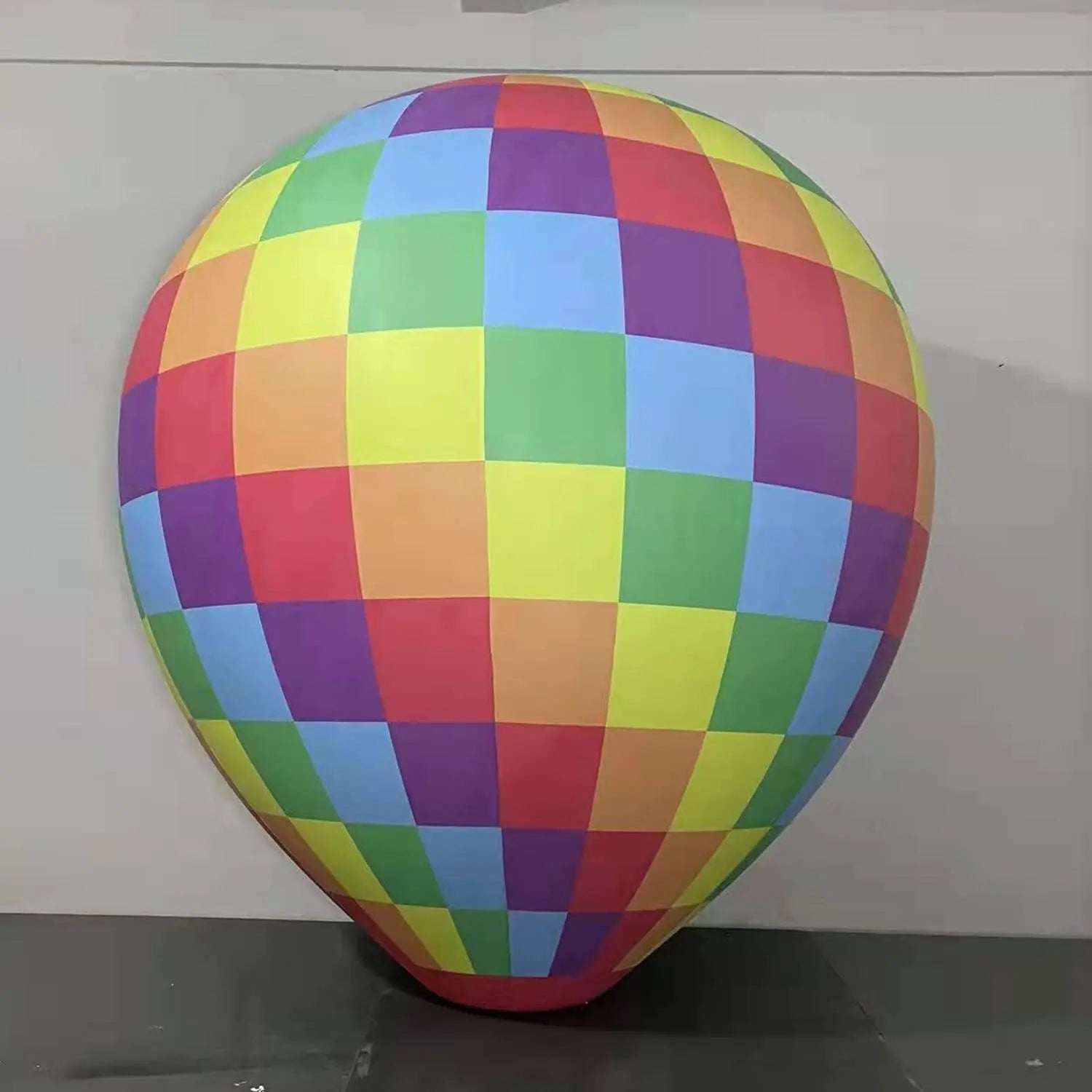 2m Tall Portable PVC Helium Balloon Inflatable Rainbow Hot Air Balloons Hanging Decorations for Advertising Wedding Birthday