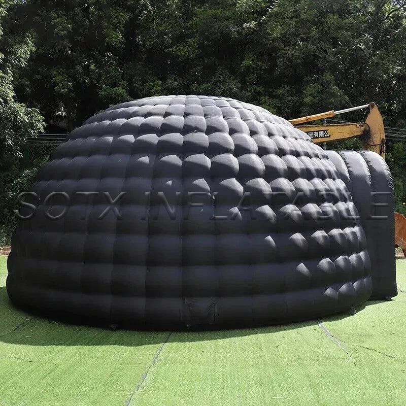 Party Event Camping Decor 6m Dia.Giant Inflatable Igloo Dome Tent with Blower Inflatable Dome Tent for Club Wedding