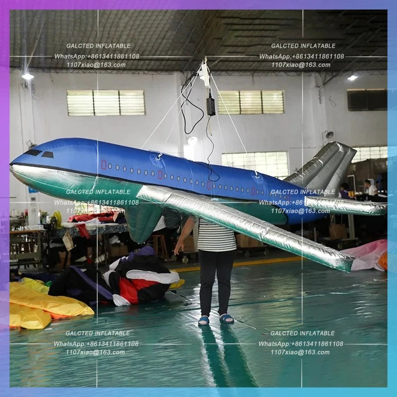 Inflatable Aircraft Inflatable Toys Vivid Suspended For Advertising Aviation Plane Series Decoration-Toys