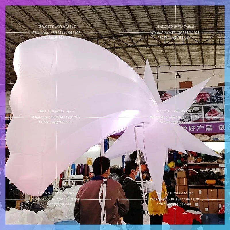 Inflatable Star Balloon With Changing Lights Customized Inflatable Meteor Walking For Event Parade Decoration-Toys