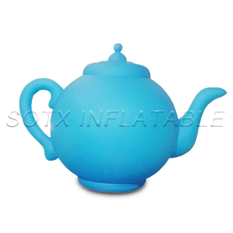 Exhibition Show Promotion 2mH Inflatable Teapot Model Giant Advertising Inflatable Teapot for Business Event