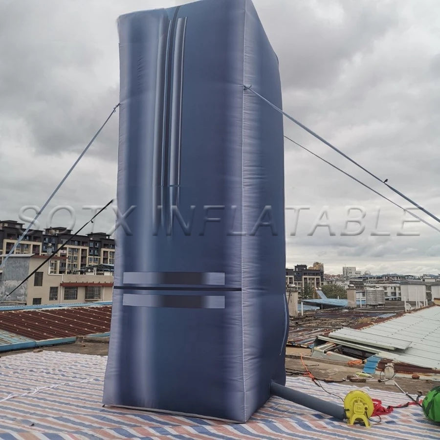 for promotion Promotional Giant Inflatable Advertising fridge model,ice box/refrigerator replica