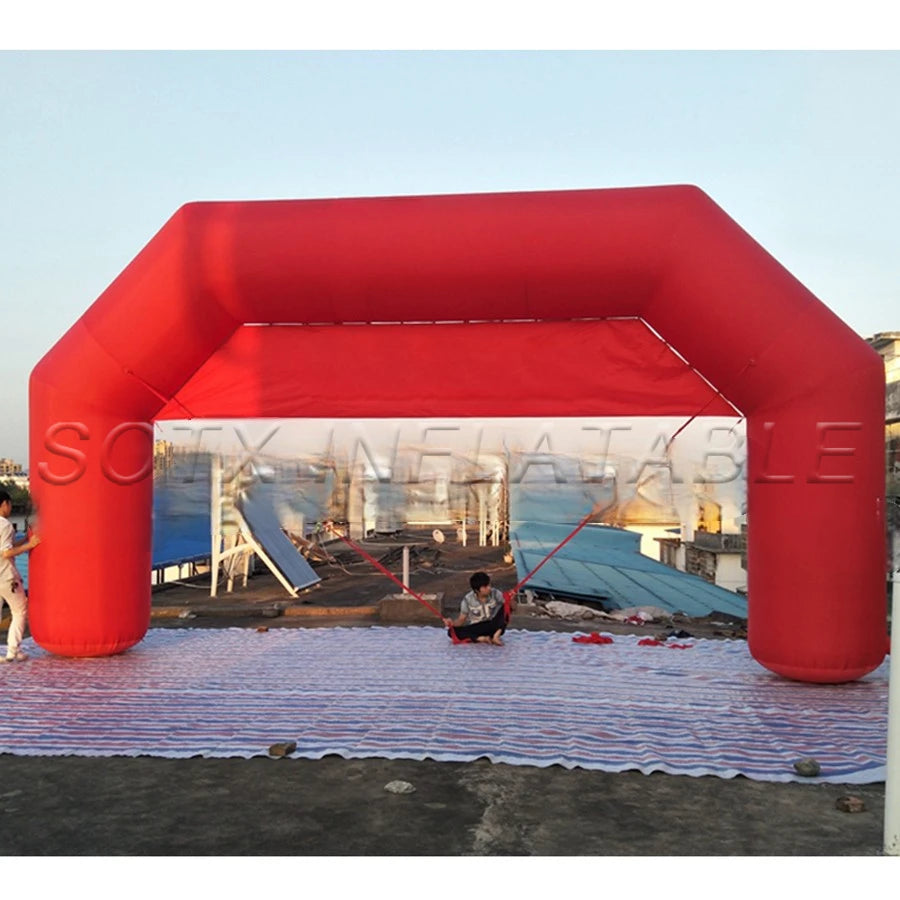 Gate Race Event 8mWx4mH Inflatable Arch Archway Entrance with banner for Sports