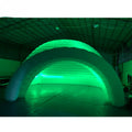 Building Party Rental Customized Giant White Oxford Inflatable Dome Tent With Led Wedding Disco Lawn Marquee Air Igloo Bar Luna