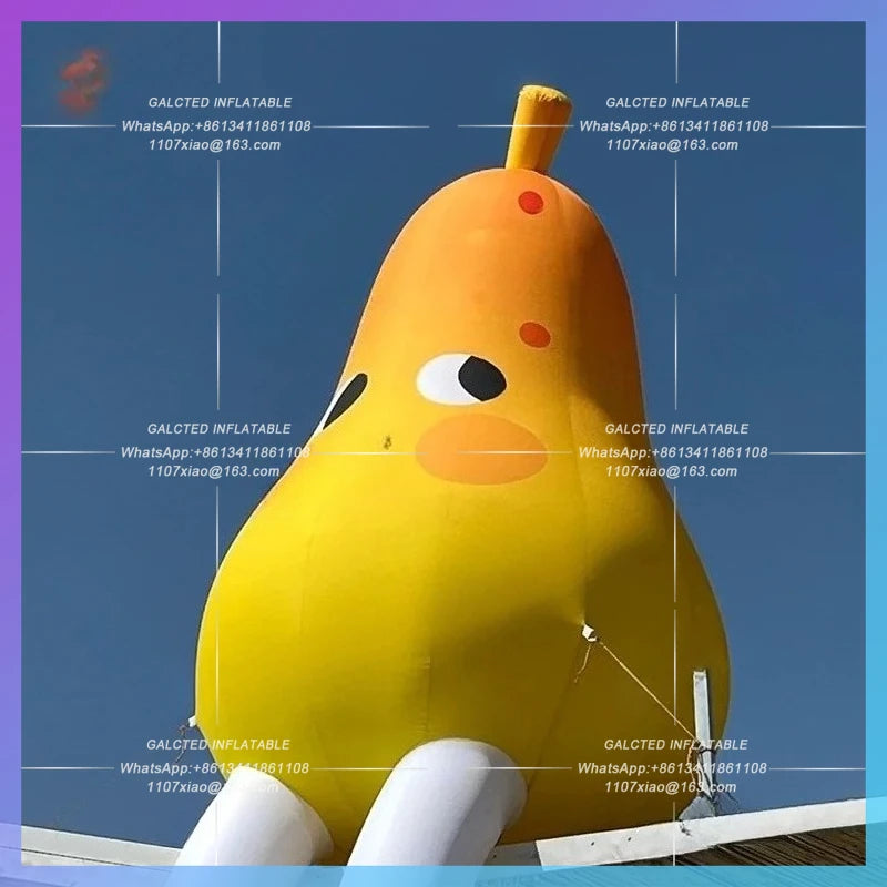 inflatable pear fruit beverage fresh pear Festival supermarket advertising  new arrival advertising cartoon pear doll