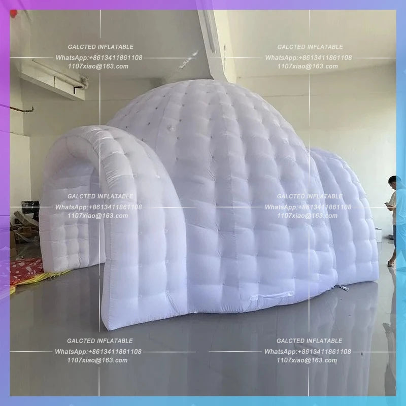 ice and snow Great World, Inflatable igloo arch modelShanghai Arctic Eskimo Inuit houses children's play equipment