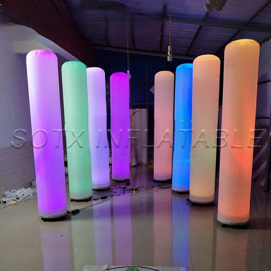 Lights for Decoration Attractive Inflatable Lighting Led Pillar wedding column Inflatable Party