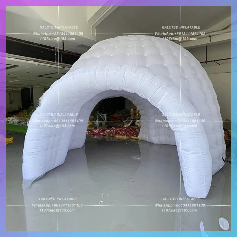 ice and snow Great World, Inflatable igloo arch modelShanghai Arctic Eskimo Inuit houses children's play equipment