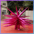Inflatable Star Costume Fashionable Stage Custom Spiky Walkable  Props Dance Display Performance Costume For Adults