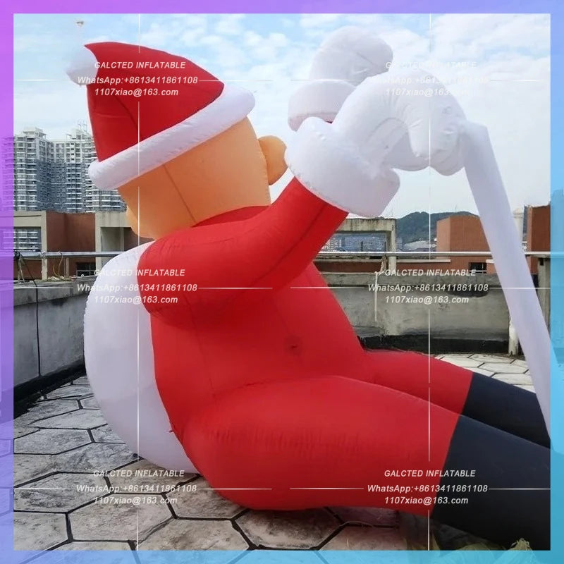 Christmas Home Garden Use Hot Sale inflatable Santa Claus inflatable Decoration Custom Christmasth
