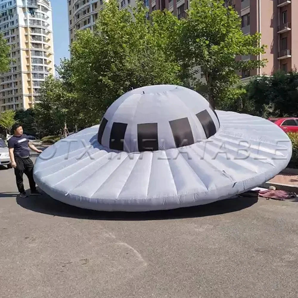 Decorative Props Giant Alien Inflatable UFO Flying Saucer Balloon Inflatable UFO Spaceship Spaceshuttle Party Ideas Hanging