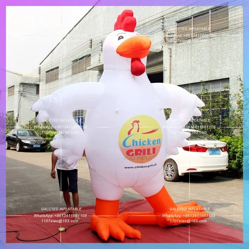 Cartoon Chicken Animal Model Inflatable Toys For Event Party Advertising And Publicity Can Be Customized-Toys