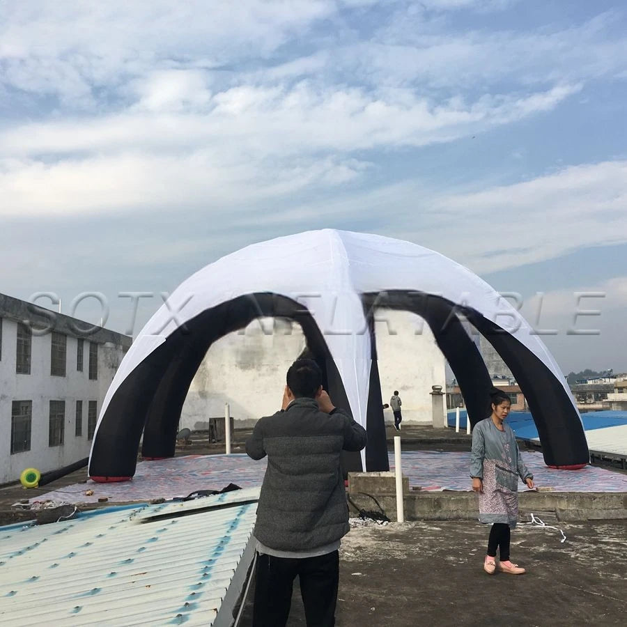 Spider Tent For Party Use 10m Diameter Portable Outdoor Inflatable Tent Inflatable Dome Tent With 6 Legs Inflatable