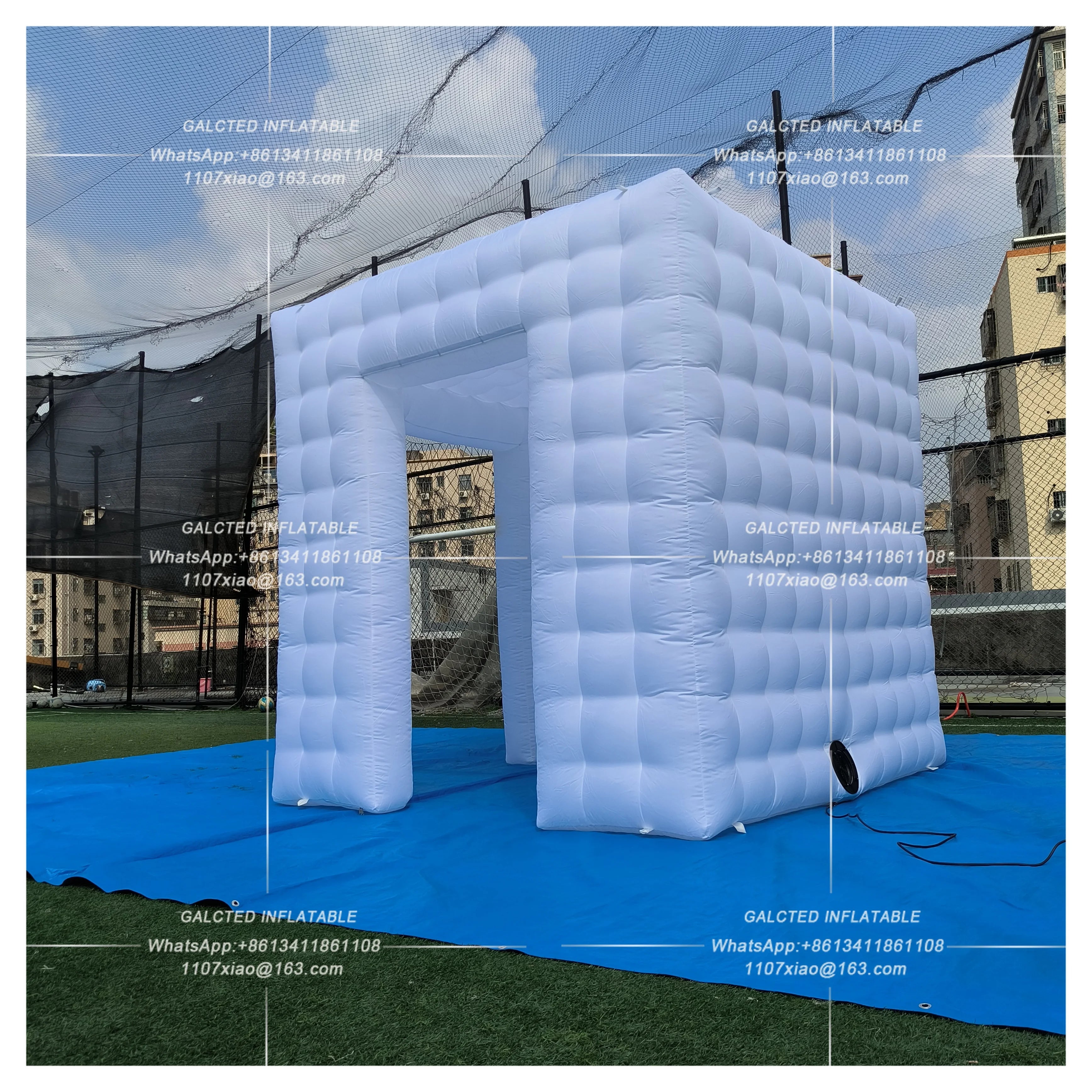 Inflatable Photo Booth With Blower Giant Outdoor Advertising Event Display For Party And Promotion
