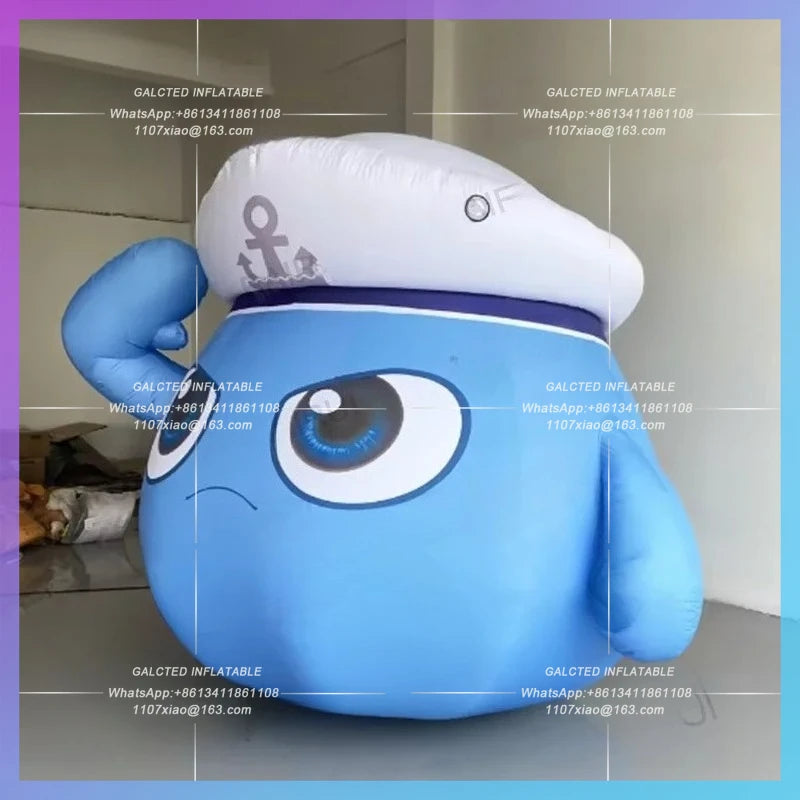 children amusement park decoration Blue cartoon navy solider cute cartoon doll