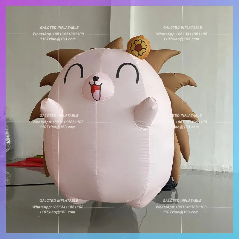 theme park Zoo Pet Festival Pet Inflatable cartoon cute hedgehog gas model Festival corporate mascot custom