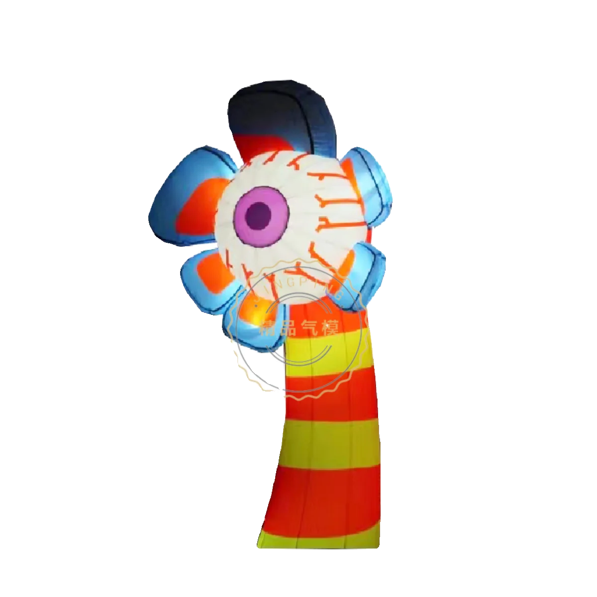 Customizable Inflatable Eyeball and Mouth Flowers - Ideal for Jungle Events, Bars, and Stage Props with Carnivorous Plant Style