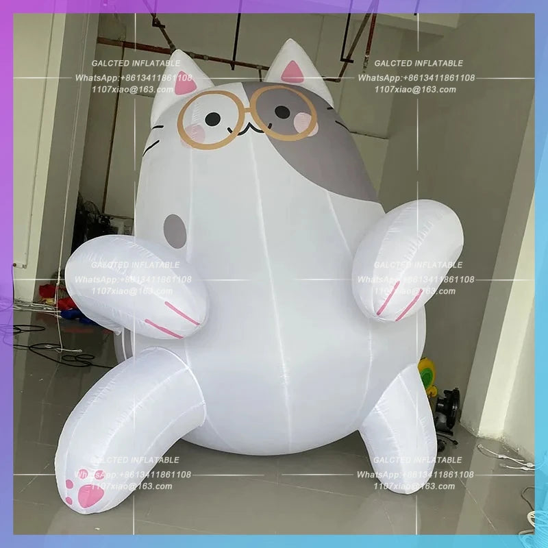 lucky cat milk cow cat air model Cartoon inflatable cute lucky animal cute pet festival fair to attract the atmosphere
