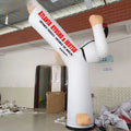Advertising Promotion 3mH Inflatable Karate Model Taekwon Kick Man Kicking Leg for