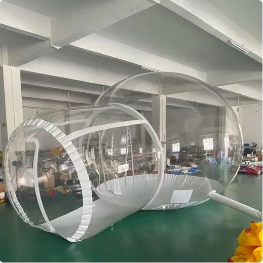 For Birthday Party 2024 Hot Sale Clear Dome Inflatable Bubble Tent With Balloon Outdoor Air Glamping Transparent Bubble House