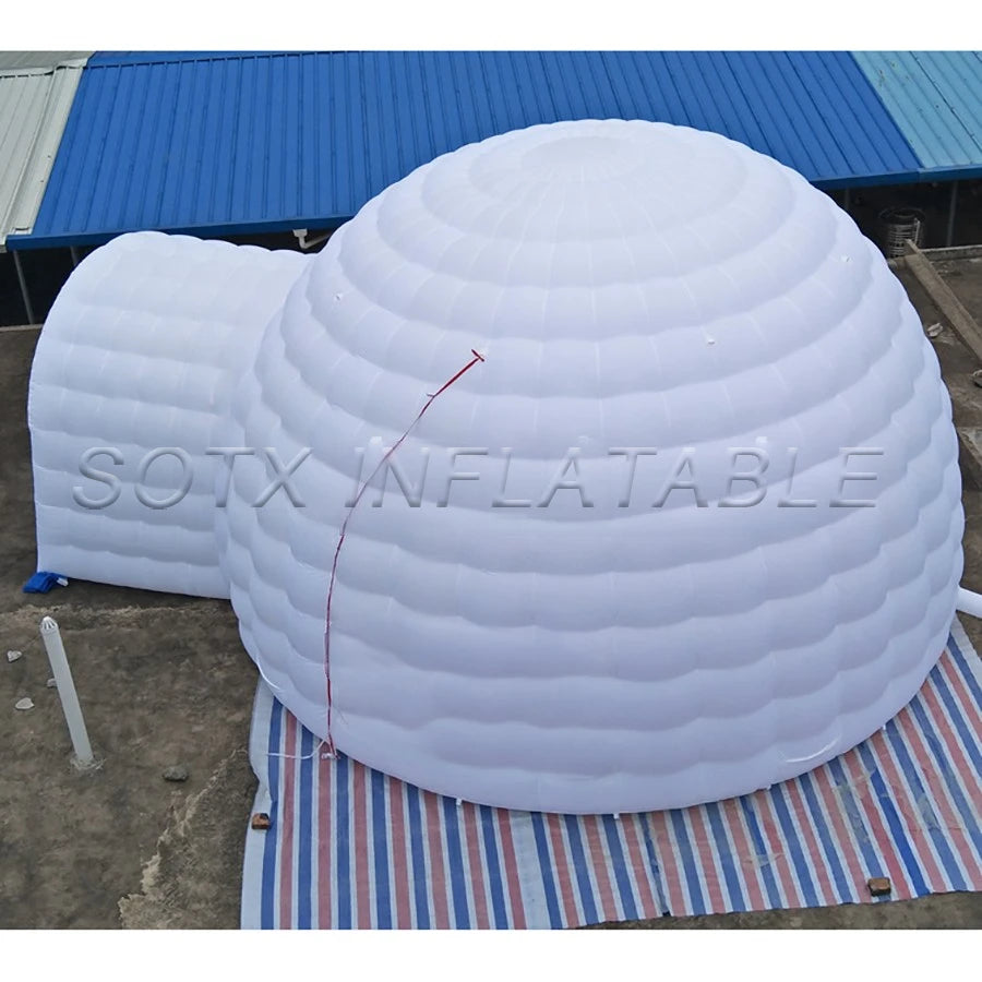 party,event nice inflatable dome inflatable lighting igloo for