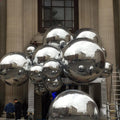 Mirror Spheres Dazzling Silvery Inflatable Mirror Ball Giant Outdoor For Disco Party Decoration 0.5&1meter Inflatable