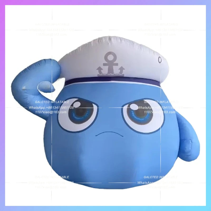 children amusement park decoration Blue cartoon navy solider cute cartoon doll