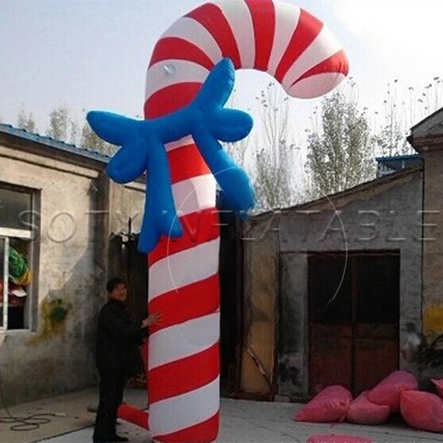 you holiday party Xmas Holiday Party Advertising decoration giant inflatable Candy Cane For