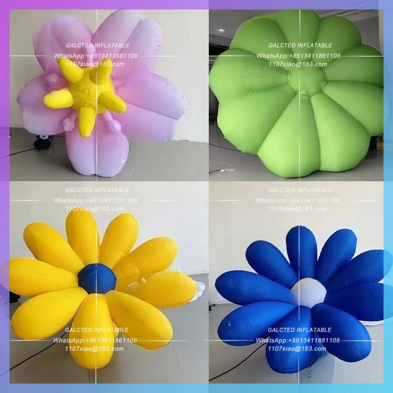 inflatable decoration cherry bloom,Spring outdoor peach flower, lotus air blow flower