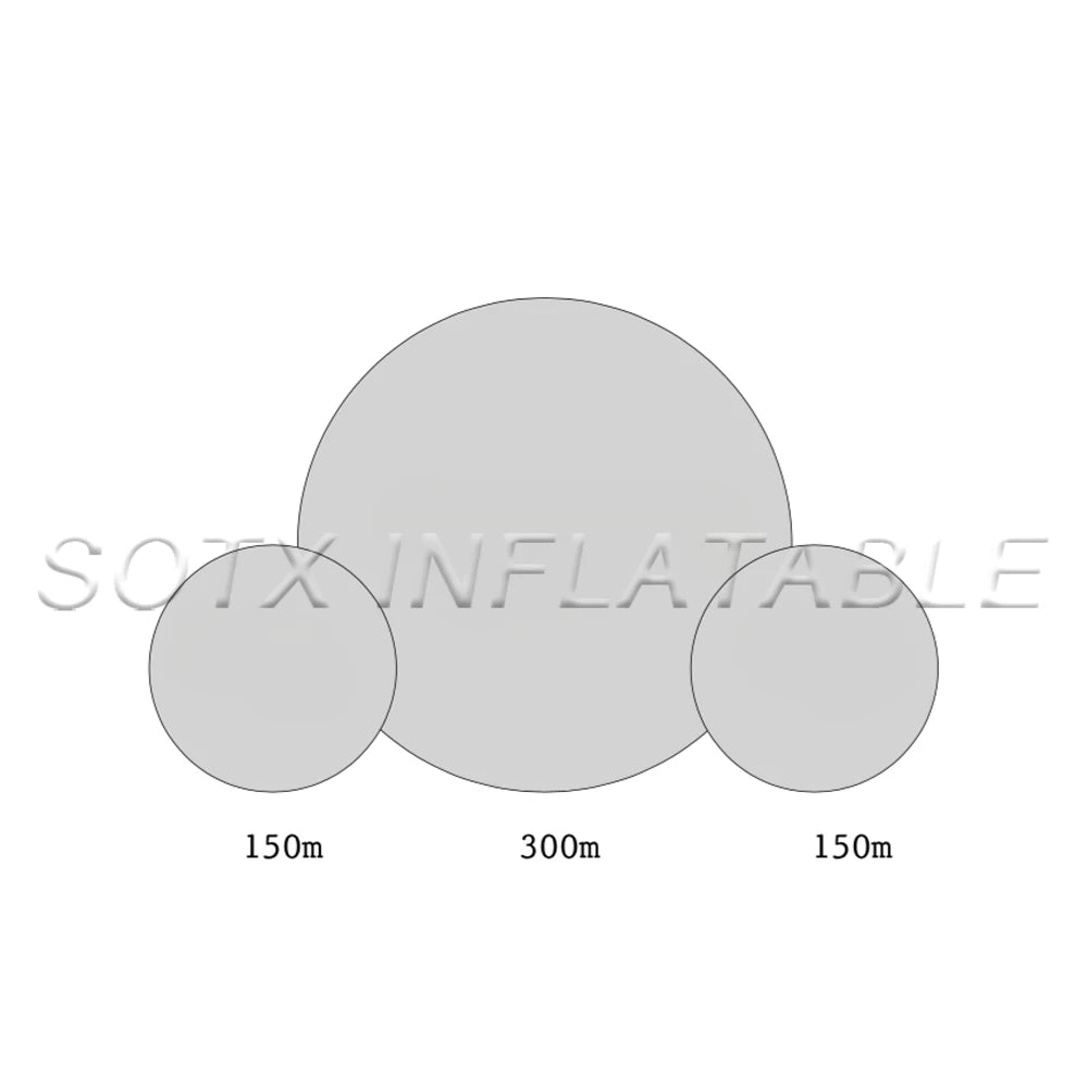 Reflective Balloon Decor Free Shipping PVC Giant Silver Inflatable Mirror Ball With Printing Outdoor Floating Large Sphere Disco