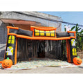 Celebration Made By 8mLX4.2mH Horror Halloween Inflatable Arch For Holiday Decor Halloween Carnival