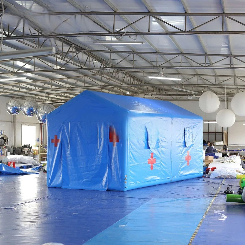 Patients Treatment Customized Airtight Inflatable Emergency Tent Inflatable Medical Tent for First Aid