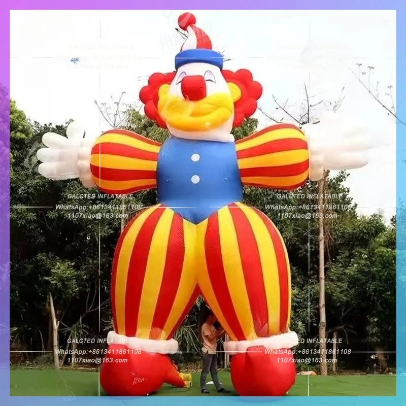 Inflatable Clown Huge Cartoon Outdoor Parade Performance Customize Clown for Amusement Event Festival Advertising