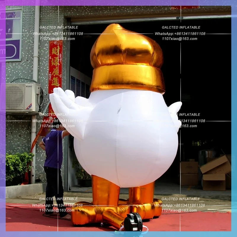 Inflatable Chicken 10 Feet  Customized Trump / 3 Meters Inflatables Advertising