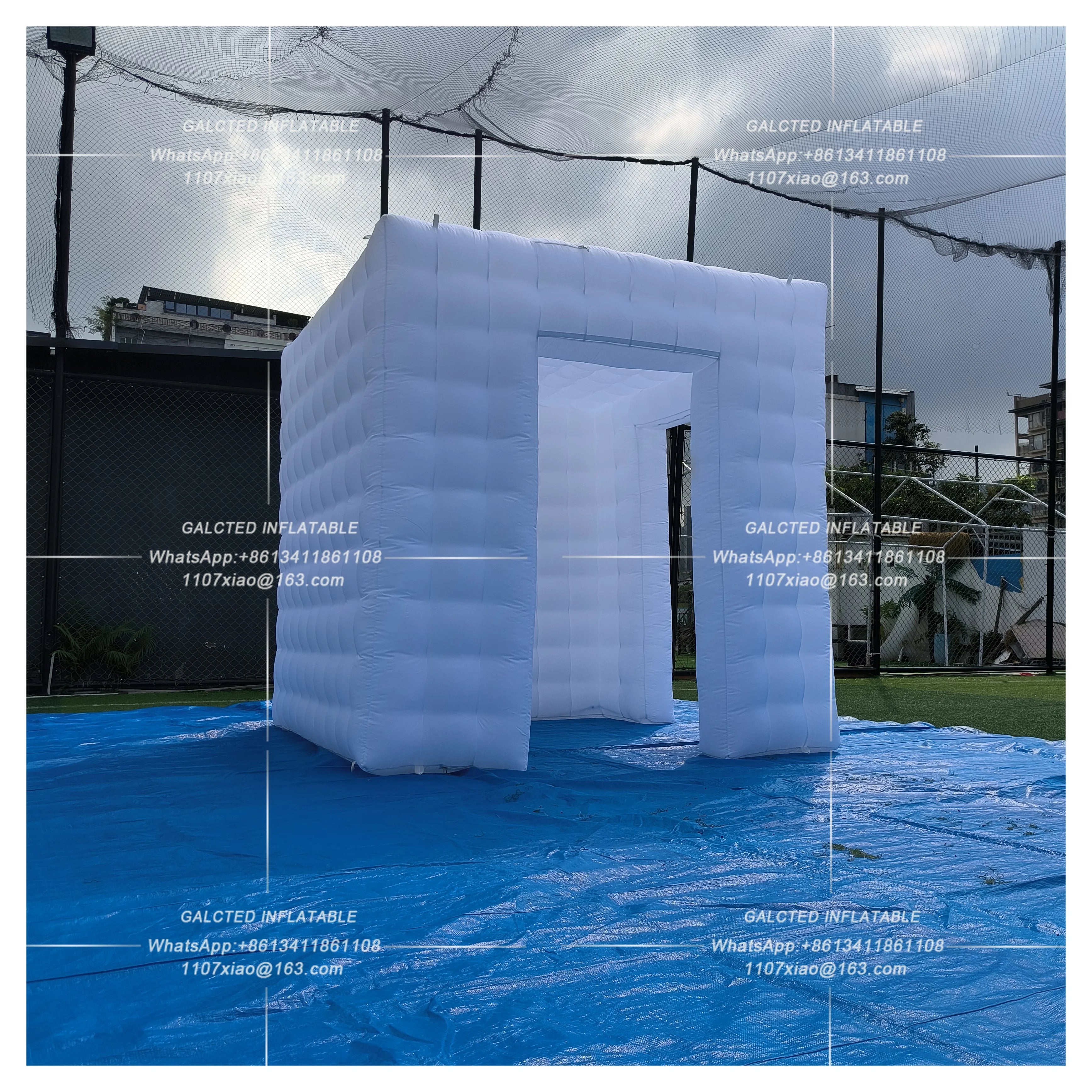 Inflatable Photo Booth With Blower Giant Outdoor Advertising Event Display For Party And Promotion